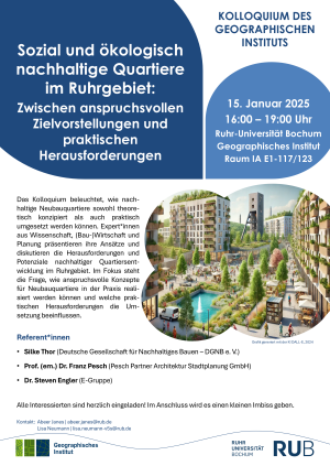 Flyer-gi-kolloquium 15.01.2025 Sozial Und ökologisch Nachhaltige Quartiere
