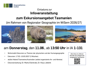 Aushang Tasmanien Qr